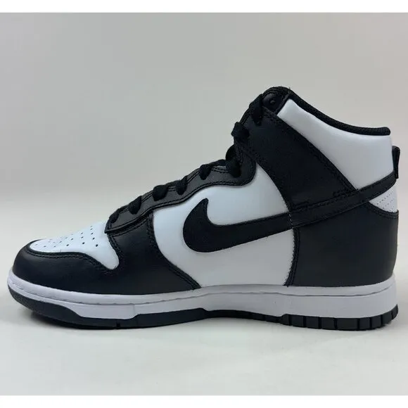 Nike Dunk High Panda Womens White Black Athletic Shoes Sneakers DD1869-103