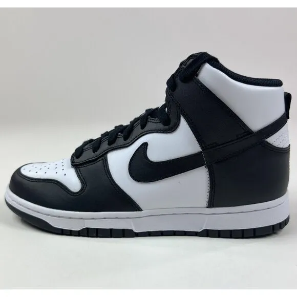 Nike Dunk High Panda Womens White Black Athletic Shoes Sneakers DD1869-103