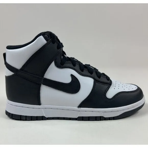 Nike Dunk High Panda Womens White Black Athletic Shoes Sneakers DD1869-103