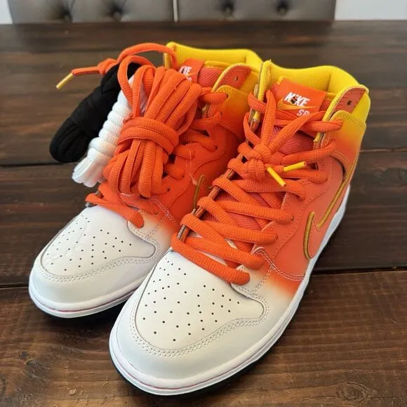 Nike Dunk High SB Sweet Tooth Candy Corn Shoes