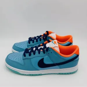 Nike Dunk Low Baltic Blue Total Orange Mens Shoes New