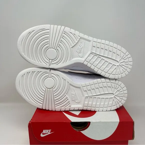 Nike Dunk Low GS White Metallic Gold Red Bronze GS Size 7Y / Women's Size 8.5