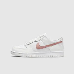 Nike Dunk Low GS White Metallic Gold Red Bronze GS Size 7Y / Women's Size 8.5