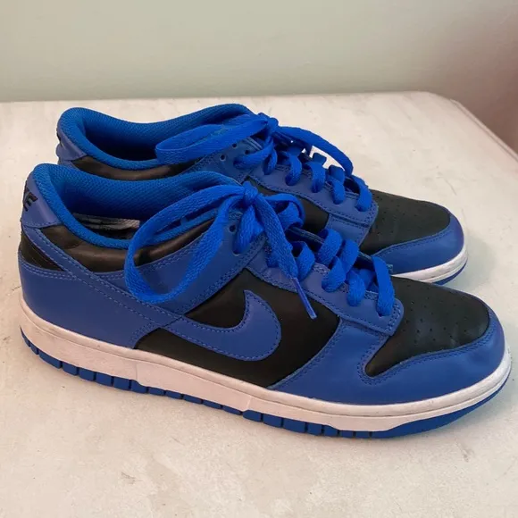 Nike Dunk Low  Hyper Cobalt- Black shoes CW1590-001