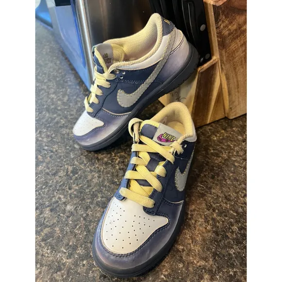 Nike Dunk Low Kids' Shoes Diffused Blue-Luminous Green FQ8354-491