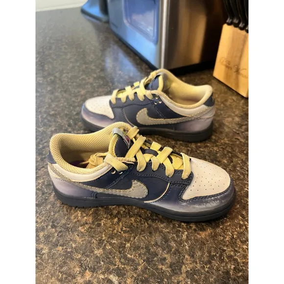 Nike Dunk Low Kids' Shoes Diffused Blue-Luminous Green FQ8354-491