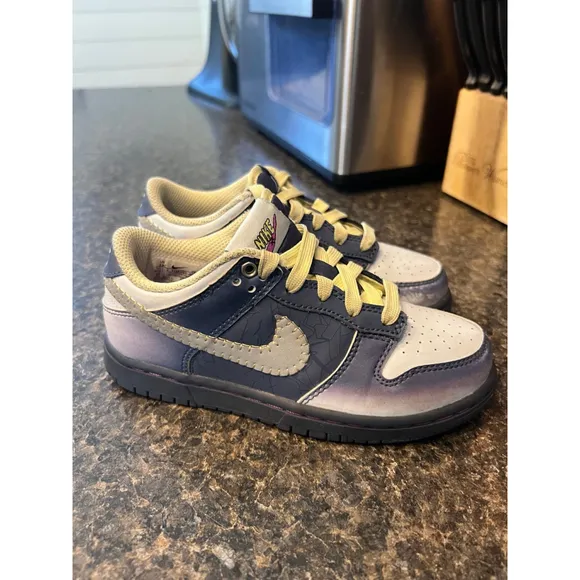 Nike Dunk Low Kids' Shoes Diffused Blue-Luminous Green FQ8354-491