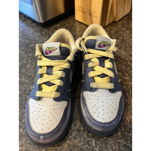 Nike Dunk Low Kids' Shoes Diffused Blue-Luminous Green FQ8354-491