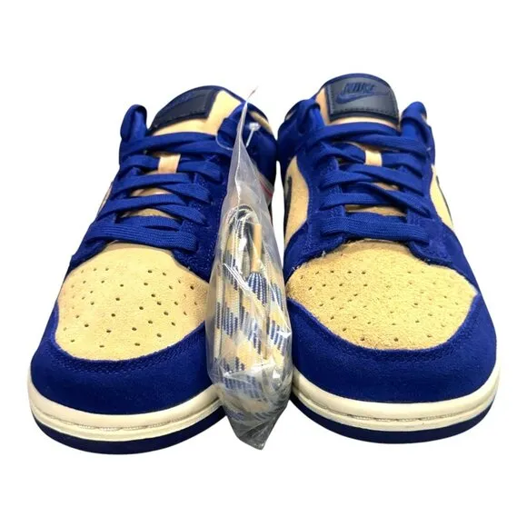 Nike Dunk Low LX Blue Suede (DV7411-400) Women's Size 8 Mens 6.5 Brand New Box