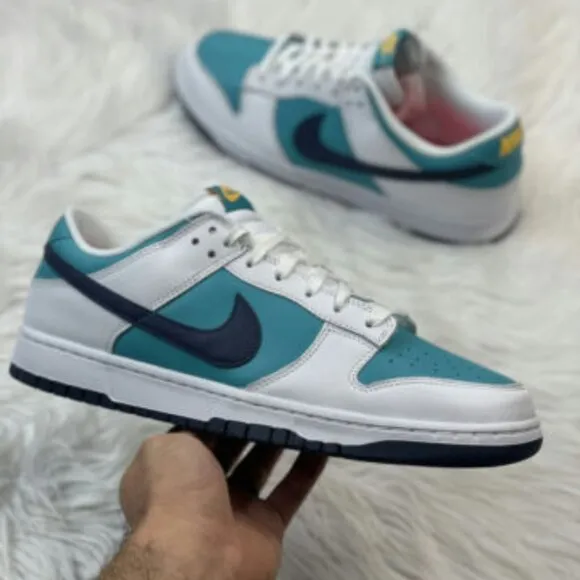 Nike Dunk Low Mens Sportswear Shoes White HF4850-345 VNDS Sz 12