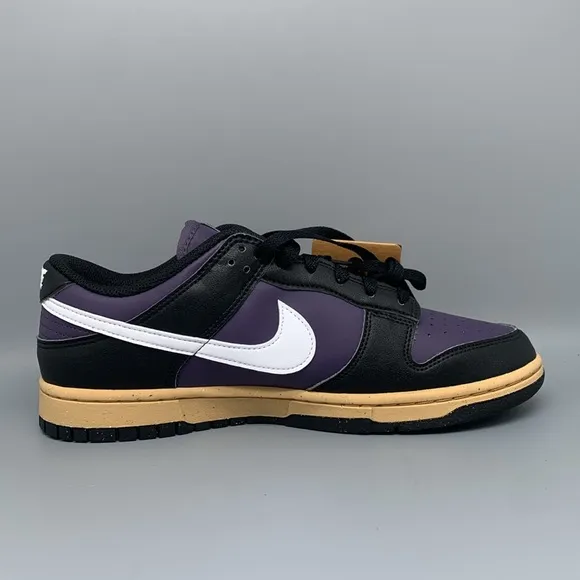 Nike Dunk Low Next Nature Purple Black Shoes DD1873-500 Women's Sz 10 NEW!