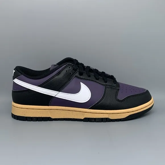 Nike Dunk Low Next Nature Purple Black Shoes DD1873-500 Women's Sz 10 NEW!