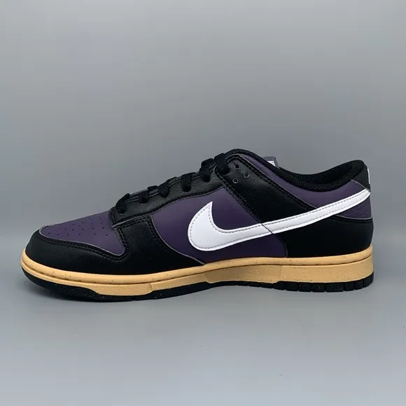 Nike Dunk Low Next Nature Purple Black Shoes DD1873-500 Women's Sz 10 NEW!