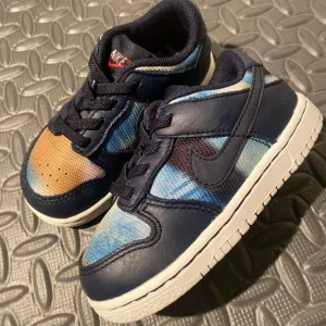 Nike Dunk Low Obsidian Graffiti Size 8c toddler shoes CLEAN