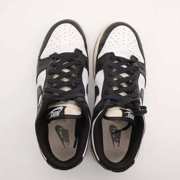 Nike Dunk Low Panda Men's Size 8 Black White Leather Sneakers Shoes DD1391-100