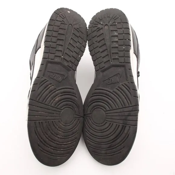Nike Dunk Low Panda Men's Size 8 Black White Leather Sneakers Shoes DD1391-100