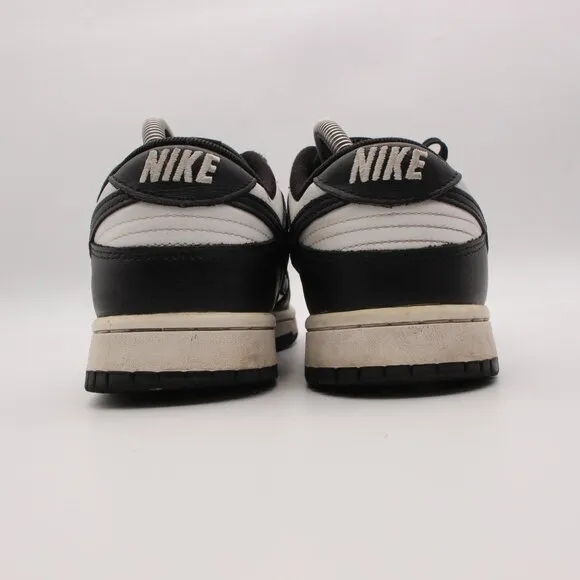 Nike Dunk Low Panda Men's Size 8 Black White Leather Sneakers Shoes DD1391-100