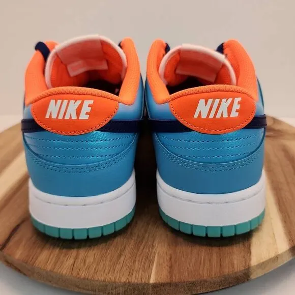 Nike Dunk Low SE &quot;Baltic Blue/Deep Royal Blue/Total Orange&quot; Men's Shoe Size 8.5