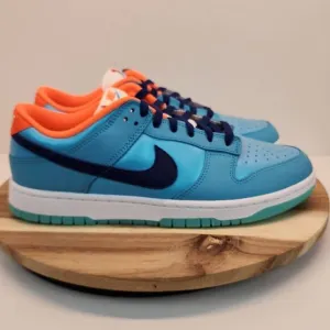 Nike Dunk Low SE &quot;Baltic Blue/Deep Royal Blue/Total Orange&quot; Men's Shoe Size 8.5