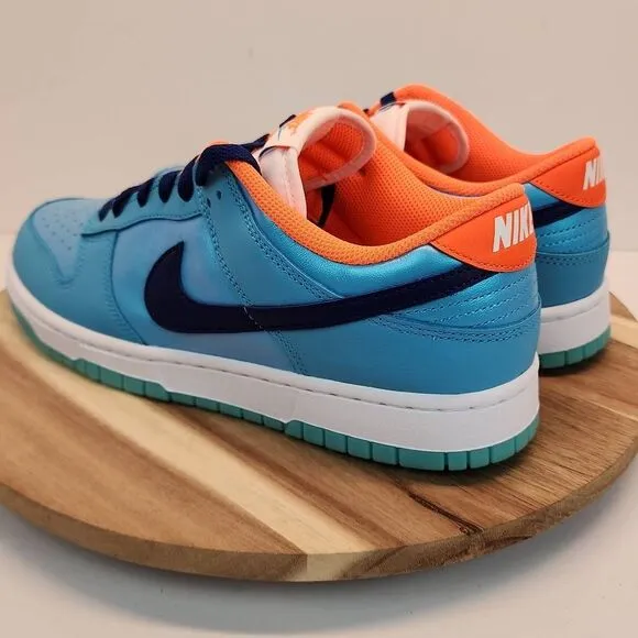Nike Dunk Low SE &quot;Baltic Blue/Deep Royal Blue/Total Orange&quot; Men's Shoe Size 8.5