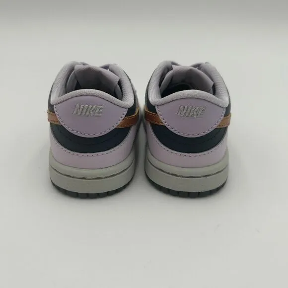 Nike Dunk Low SE Copper Swoosh Toddler Shoes Size 4C