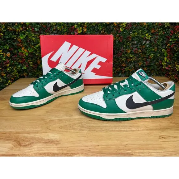 Nike Dunk Low SE‎ Lottery Pack Sneakers Shoes Malachite DR9654-100 Mens 11.5 EUC