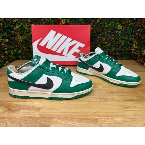 Nike Dunk Low SE‎ Lottery Pack Sneakers Shoes Malachite DR9654-100 Mens 11.5 EUC