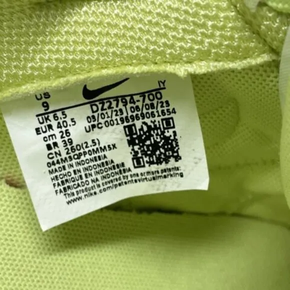 Nike Dunk Low Twist Low Womens Sportswear Shoes Green DZ2794-700 VNDS Size 9