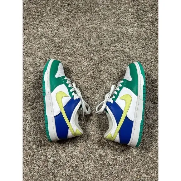 nike dunk low sneakers 'Stadium Green Royal' women’s size 7.5 youth size 6 shoes