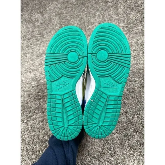 nike dunk low sneakers 'Stadium Green Royal' women’s size 7.5 youth size 6 shoes
