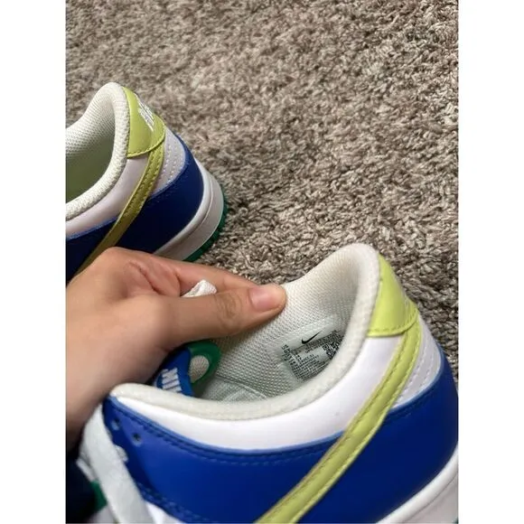 nike dunk low sneakers 'Stadium Green Royal' women’s size 7.5 youth size 6 shoes