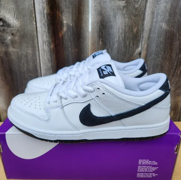 Nike Dunk Pro SB Low White Black Size 9