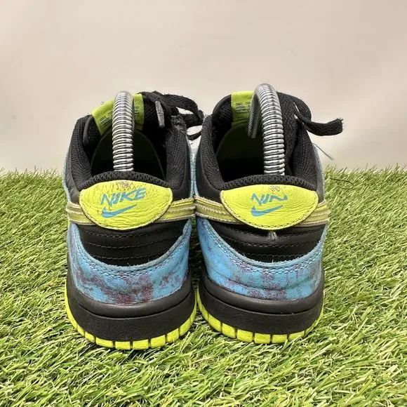 Nike Dunk SE Low Lets Dance Youth Size 4.5Y DV1694-900 Acid Wash Baltic Volt