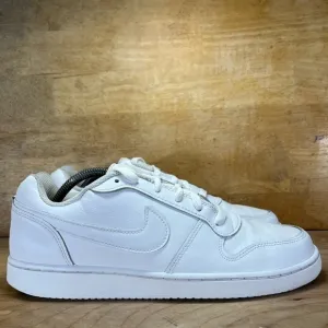 Nike Ebernon Low Mens Size 10.5 Basketball Shoes Sneakers White AQ1775-100