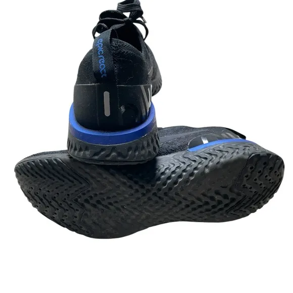 Nike Epic React Flyknit 'Black Racer Blue'
