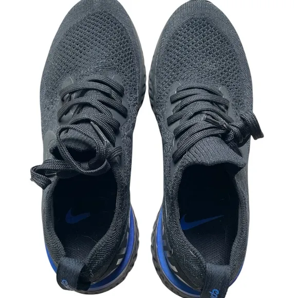 Nike Epic React Flyknit 'Black Racer Blue'