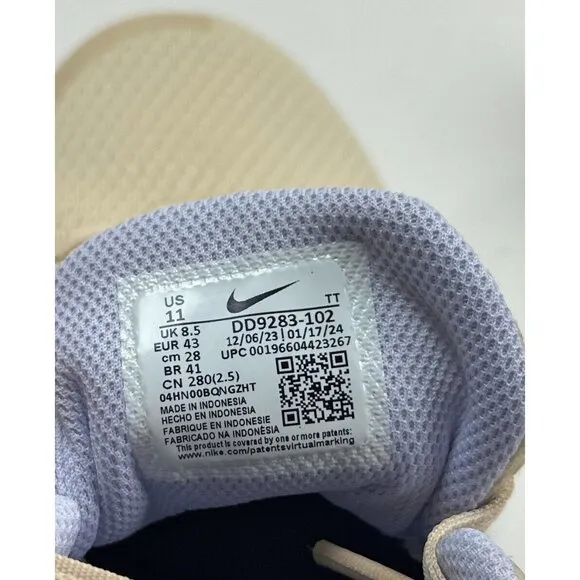 Nike Flex Experience RN 11 NN Womens Low Top Running Shoes Sanddrift DD9283-102