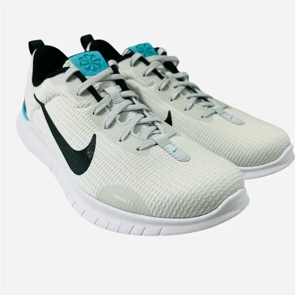 Nike Flex Experience RN 12 Shoes White/Silver/Teal DV0746-002 Womens Size 10