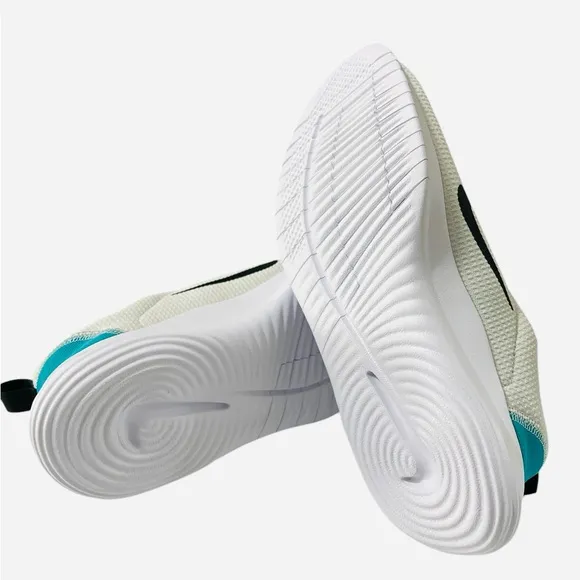 Nike Flex Experience RN 12 Shoes White/Silver/Teal DV0746-002 Womens Size 10