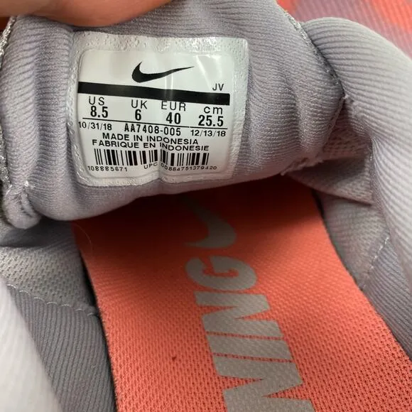 Nike Flex Running Sneakers Atmosphere Grey Vast Grey Ankle 2018 RN Shoes 8.5M