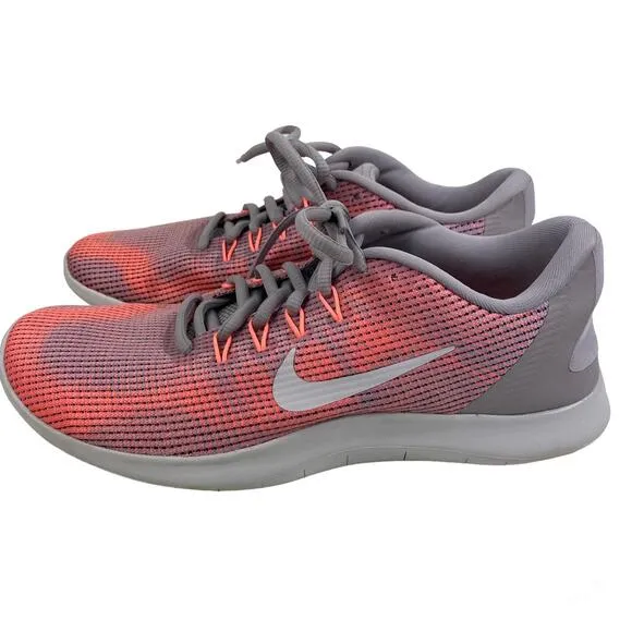 Nike Flex Running Sneakers Atmosphere Grey Vast Grey Ankle 2018 RN Shoes 8.5M