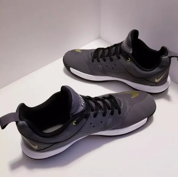 Nike Fly By Low 2 Men's Grey/Gold AJ5902-002 Shoes/Sneakers Size 12