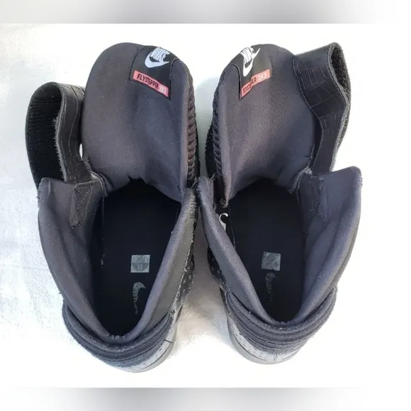 Nike Flystepper Mens Athletic Sneaker 2K3 BLACK On BLACK All Star Premiu…