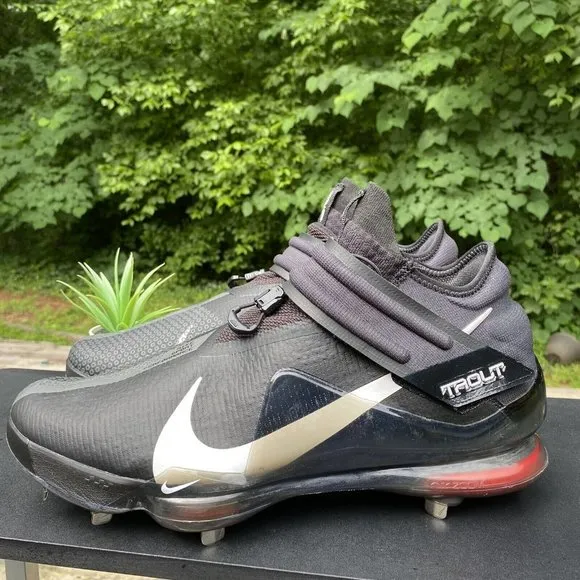 Nike Force Zoom Trout 7 Black /‎ Metal Baseball Cleat CI3134-009 Size 16
