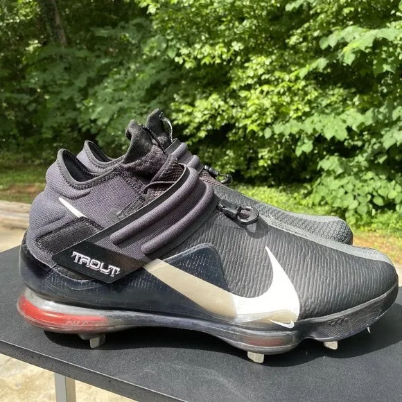 Nike Force Zoom Trout 7 Black /‎ Metal Baseball Cleat CI3134-009 Size 16