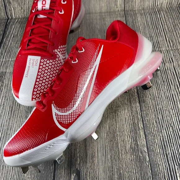 Nike Force Zoom Trout 7 Pro Low Metal University Red/White Mens CQ7224-602