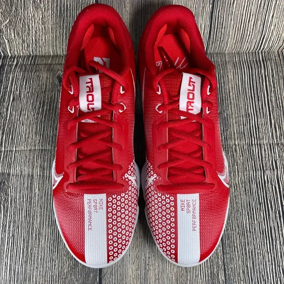 Nike Force Zoom Trout 7 Pro Low Metal University Red/White Mens CQ7224-602
