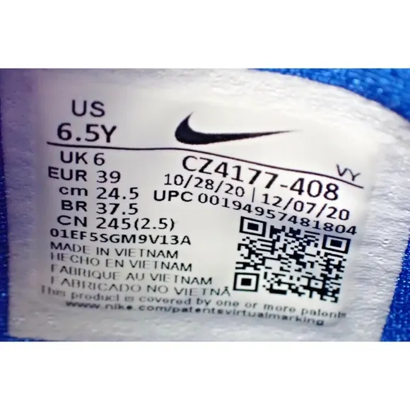 Nike Freak Basketball 2 SE GS CZ4177 408 Antetokounmpo Blue