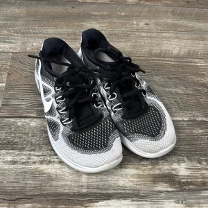 Nike Free Runner Black and White Athletic Shoes, 7.5