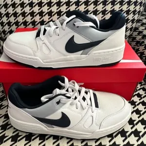 Nike Full Force Low Shoes - White/ Dark Obsidian (FB1362-002)-Size 10